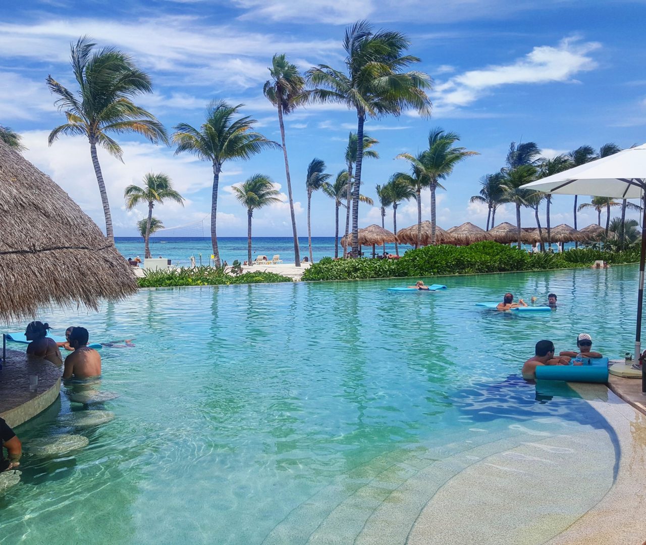 Swim-up bar, Secrets Akumal, Riviera Maya, Mexico