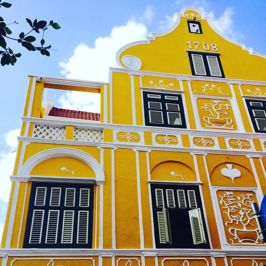 Colorful building, Willemstad, Curacao