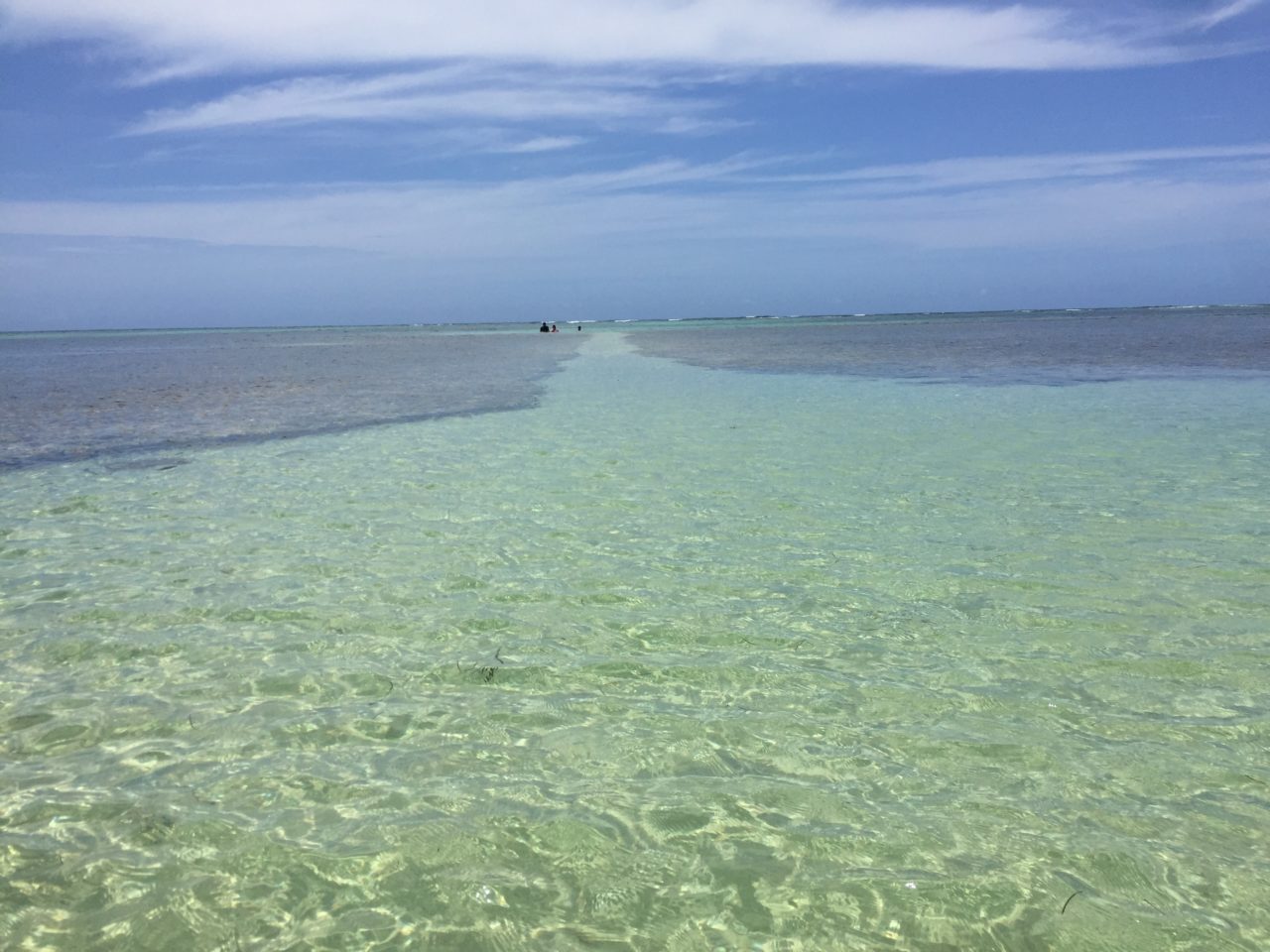 Sand bar, Catalonia Punta Cana beach, Mexico