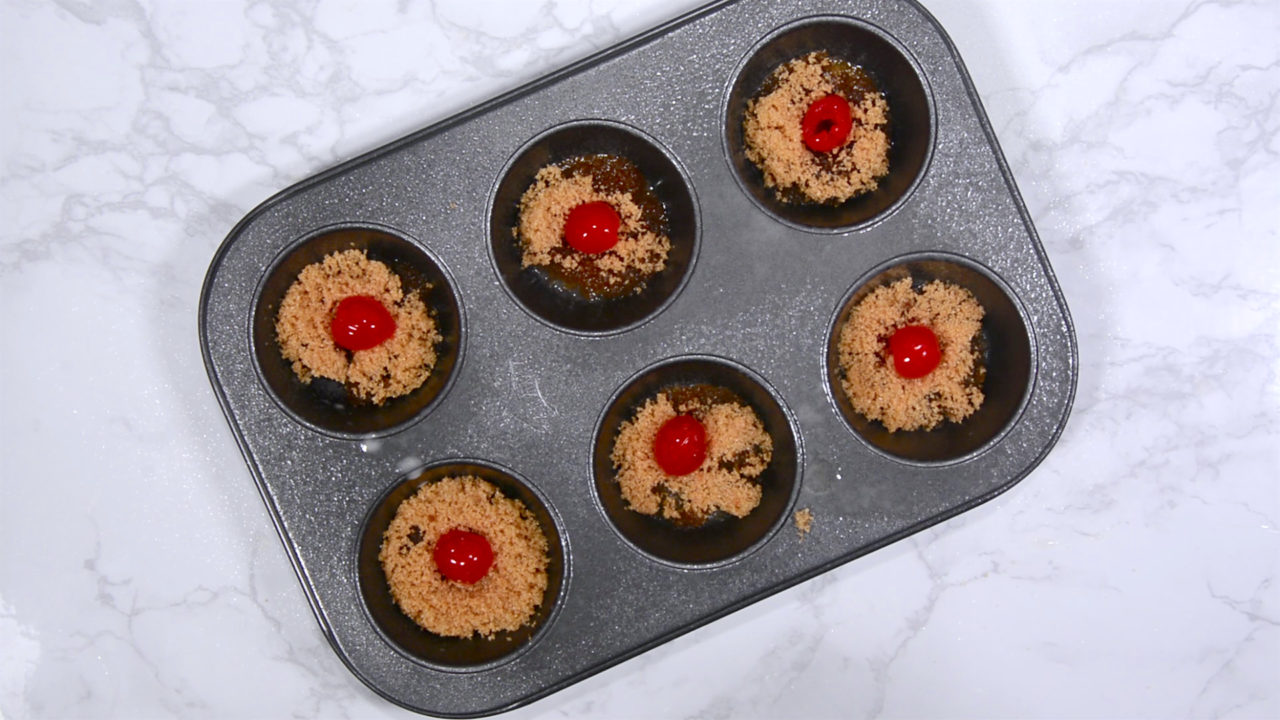 Pineapple Upside down cupcakes