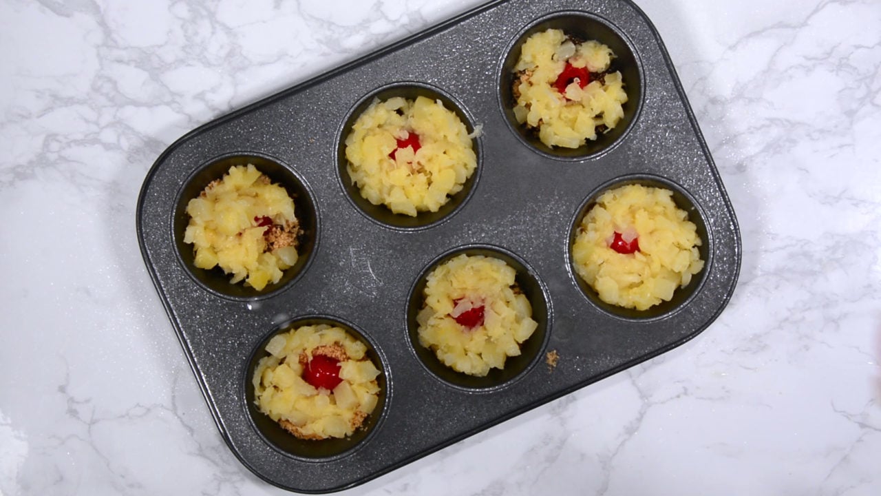 Pineapple Upside down cupcakes